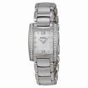 Ebel Brasilia Mini White Mother of Pearl Diamond Dial Ladies Watch 1215607