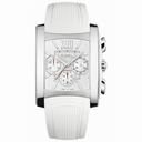 Ebel Brasilia Mother of Pearl Dial Chronograph White Rubber Men's Watch 1215702