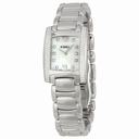 Ebel Brasilia White Mother of Pearl Diamond Dial Steel Ladies Watch 1215933