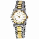 Ebel Classic Lady White Dial Steel and Gold Bracelet Ladies Watch 1088901