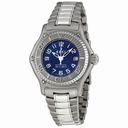Ebel Discovery Blue Dial Automatic Stainless Steel Ladies Watch 9172321/4665P