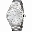 Ebel Wave Silver Dial Men's Stainless Steel Watch 1216200
