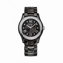 Ebel X-1 Black Dial Diamond Ceramic Ladies Watch 1216156