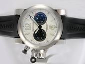 Graham Chronofighter R.A.C Silver Fighter 2CRBS.S01A.L80B Automatic 46mm White Dial Watch
