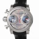 Graham Swordfish Silver Dial Black Rubber Men's Watch 2SWBS.S09L.K58S