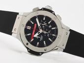 Hublot Big Bang 44mm 301.AM.130.RX.YCM07 Black Dial Stainless Steel Bezel Quartz Chronograph Watch