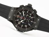 Hublot Big Bang 44mm 301.CX.130.RX Black Rubber Strap Black Dial Watch