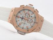 Hublot Big Bang 44mm 301.PX.130.RX White Dial Stainless Steel with Rose Gold Bezel Watch