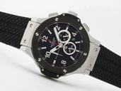 Hublot Big Bang 44mm 301.SX.130.RX Black Rubber Strap Round Black Dial Watch