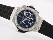Hublot Big Bang 44mm 341.CD.130.RX.194 Stainless Steel with Diamond Bezel Midsize Watch