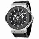 Hublot Big Bang Aero Chronograph Black Skeleton Dial Black Rubber Strap Men's Watch 311-SM-1170-GR