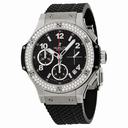 Hublot Big Bang Black Dial Automatic Black Rubber Men's Watch 342SX130RX114