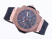 Hublot Big Bang Gold Mat 301.PL.500.RX 44.5mm Blue Rubber Strap Midsize Watch