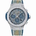 Hublot Big Bang Jeans Steel Blue Dial Chronograph Limited Edition Men's Watch 301.SL.2770.NR.JEANS