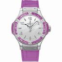 Hublot Big Bang Mother of Pearl Dial 48 Amethyst Baguettes Purple Rubber Unisex Watch 361.SV.6010.LR.1905