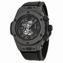 Hublot Big Bang Unico Automatic Chronograph Black Ceramic Black Rubber Men's Watch 411CI1110RX