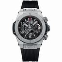 Hublot Big Bang Unico Titanium Black Dial Grey Skeleton Automatic Men's Sports Watch 411.NX.1170.RX.1104