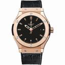 Hublot Classic Fusion 18k Gold Black Dial Men's Watch 511.OX.1180.LR