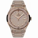 Hublot Classic Fusion 18K Rose Gold Diamond Pave utomatic Men's Watch 511.OX.9010.OX.3704