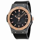 Hublot Classic Fusion Black Carbon Fiber Dial Black Rubber Men's Watch 511.CP.1780.RX