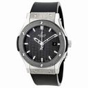 Hublot Classic Fusion Black Dial Automatic Rubber Strap Men's Watch 542.ZM.1170.RX