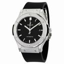 Hublot Classic Fusion Black Dial Black Rubber Men's 45mm Watch 511.NX.1171.RX