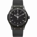 Hublot Classic Fusion Black Dial Rubber Men's Watch 542.CM.1770.CM
