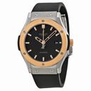 Hublot Classic Fusion Black Dial Rubber Men's Watch 542.ZP.1180.RX