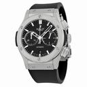 Hublot Classic Fusion Black Dial Titanium BLack Rubber Men's Watch 521NX1170RX