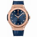 Hublot Classic Fusion Blue Sunray Dial 18k Rose Gold Automatic Men's Watch 565.OX.7180.LR