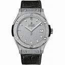 Hublot Classic Fusion Diamond Pave Dial Titanium Men's Watch 521.NX.9010.LR.1704