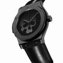 Hublot Classic Fusion Skull Bang Dial Black Ceramic Leather Men's Watch 511CM1110VRPIC12