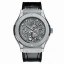 Hublot Classic Fusion Tourbillon Cathedral Minute Repeate Dial Silver Men's Watch 504NX0170LR