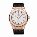 Hublot Classic Fusion White Dial Black Leather Automatic Men's Watch 542OX2610LR