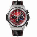 Hublot F1 Austin Red Dial Chronograph Black Leather Men's Watch 703.NQ.8512.HR.FTX12