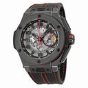 Hublot Ferrari All Black LIMITED Automatic Openwork Dial Black Ceramic Men's Watch