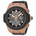 Hublot King Power Unico Black Dial Rose Gold Automatic Men's Watch 701OQ0180RX