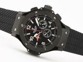 Hublot Monaco Yacht Club 301.AM.130.RX.YCM07 Black Rubber Strap Midsize 44.5mm Watch