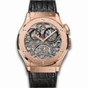 Hublot Tourbillon Skeleton King Gold 18 Carat King Gold Men's Watch 506.OX.0180.LR