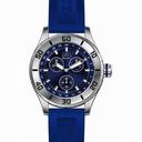 Invicta Signature Chronograph Blue Dial Blue Polyurethane Men's Watch 7055