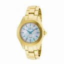 Invicta Aggel Mother of Pearl Dial Gold-plated Ladies Watch 15868