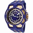 Invicta Akula Gold Tone and Blue Rubber Men's Watch 0629
