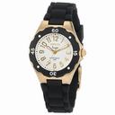 Invicta Angel Black Dial Black Polyurethane Ladies Watch 1629