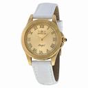 Invicta Angel Champagne Dial Interchangeable Leather Ladies Watch 14805
