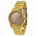 Invicta Angel GMT Diamond Accented Goldtone Ladies Watch 11771