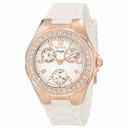 Invicta Angel Jellyfish Multi-Function White Dial White Silicone Ladies Watch 1646