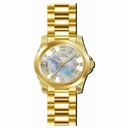 Invicta Angel Mother of Pearl Dial Gold Ion-plated Ladies Watch 15235