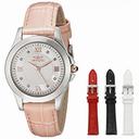 Invicta Angel Mother of Pearl Dial Interchangeable Leather Strap Ladies Watch 12544
