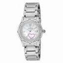 Invicta Angel Mother of Pearl Dial Stainless Steel Ladies Watch 18604