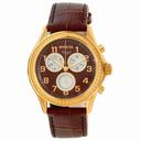 Invicta Angel Multi-Function Brown Dial Brown Leather Ladies Watch 12989
